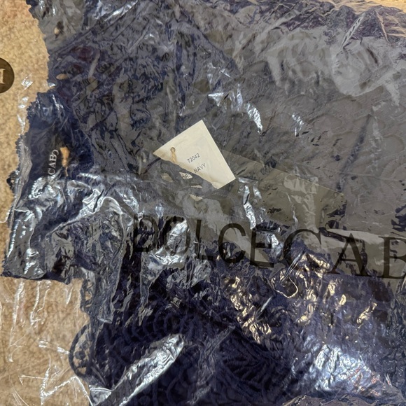 NWT Dolce Cabo Women’s Blue 3/4 Sleeve Ruffled Sleeve DesignerBlouse Size Medium - Picture 12 of 12